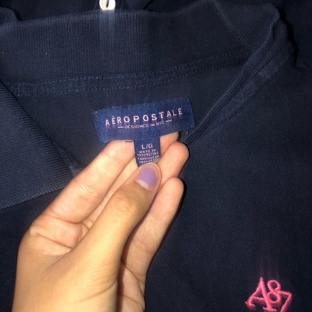 Aeropostale navy polo shirts